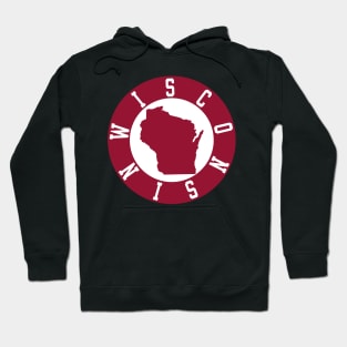 Wisconsin State Outline Decal Hoodie